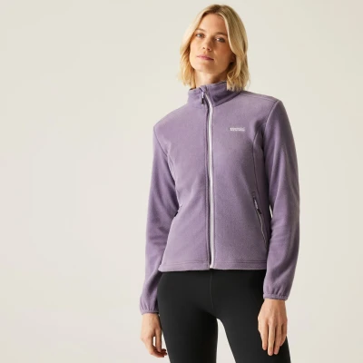 Image of Regatta Women&#039;s Floreo IV Full Zip Fleece Purple Sage, Size: 14