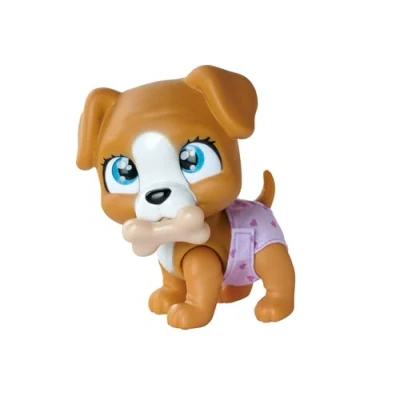 Image of Simba Pamper Petz Dog for Children Aged 3+. Drinking and Wetting Function, Bunny Toy Play with Surprise Magic Paw