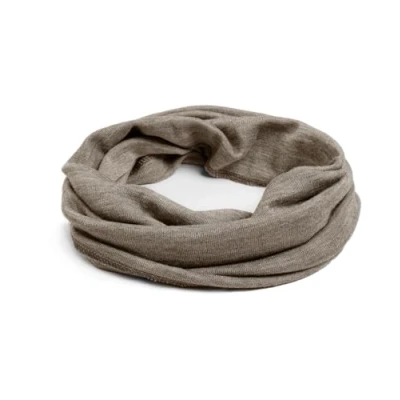 Image of Engel Natural Tube Scarf 70% Wool 30% Silk for Men and Women, walnut, One Size