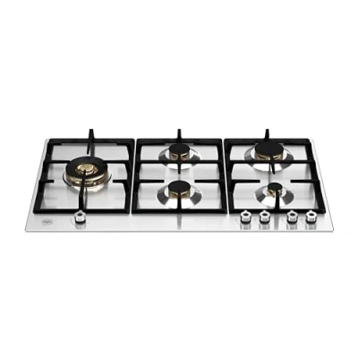 Image of Bertazzoni Professional Series P905LPROX 89cm Gas Hob Stainless Steel
