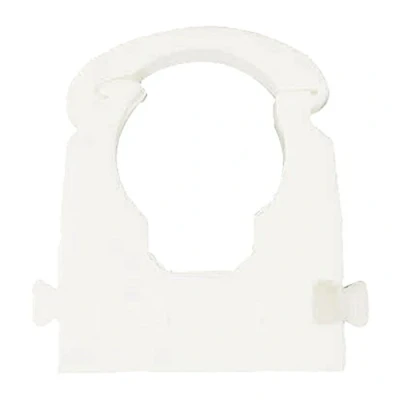 Image of JG Speedfit PC15W Pipe Clip and Spacer, White, 15 mm, Set of 50 Pieces