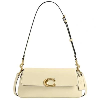 Image of Coach JET Shoulder BAG Handbag, Women&#039;s, Size: One Size, Light yellow