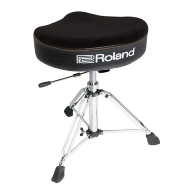 Image of Roland Saddle Drum Throne, with Velours Seat And Hydraulic Base Rdt Sh