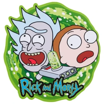 Image of Subsonic Rick &amp; Morty Gaming mouse pad Gift for office under official and licence 30 cm