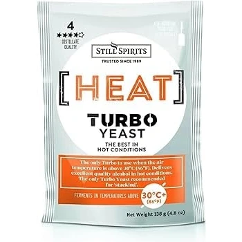 Image of 5X Still Spirits Heat Turbo Yeast 138g Temperature Tolerant