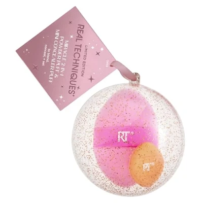 Image of Real Techniques Miracle 2 In 1 Powder Puff &amp; Mini Concealer Puff, Piece Limited Edition Gift Set