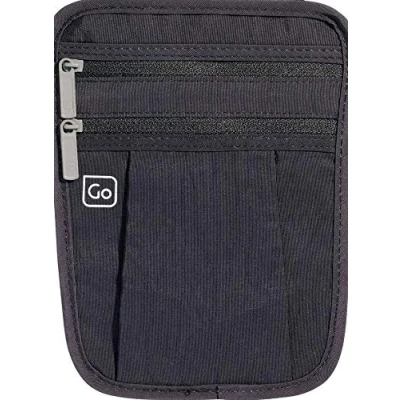Image of Go Travel Passport/Tickets/Cash/Credit Cards and Other Valuables Pouch Compact Neck Wallet Supplied in Assorted Colours