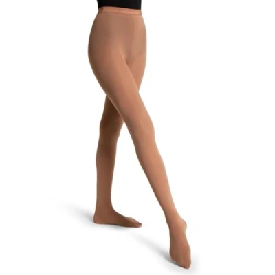 Image of Capezio Ultra Soft Transition Tights For Women, Professional Dance Tights, Footless Or Footed, Women’s Versatile Moisture Wicking Women Light Suntan, L XL (Large XL)