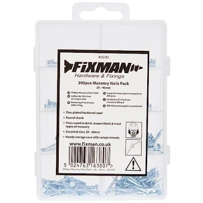 Image of Fixman Masonry Nails Pack 200pce