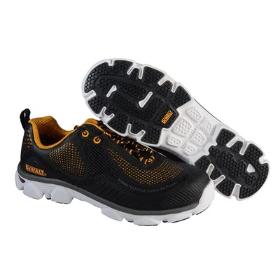 Image of DeWALT Mens Krypton Safety Trainers Black 11 UK, 45 EU Regular