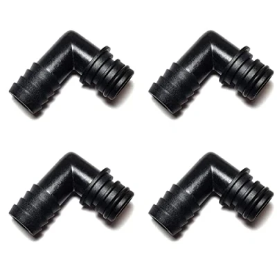 Image of Detoria 20381 010 Quad Port Fittings for Water System Pump (3/4&quot; Hose Barb 90 Elbow)