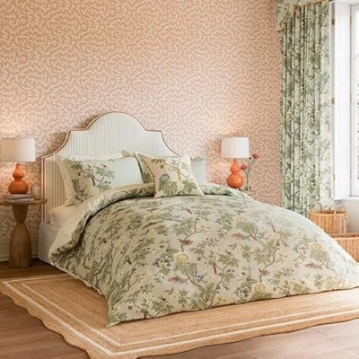 Image of Sanderson for National Trust Lophura Duvet Cover Set Double English Grey