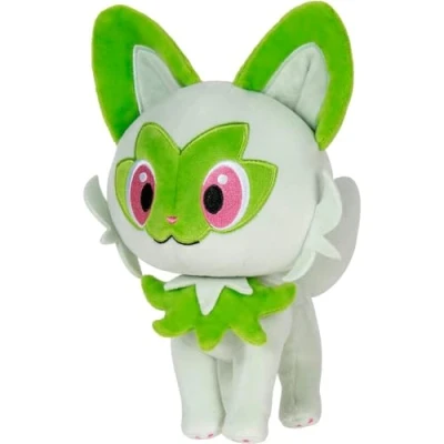 Image of Bizak 63223351 3 Pokemon Sprigatito Toy, Green and White (63223351 3)