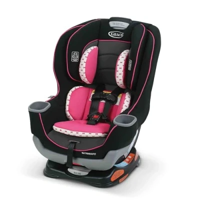 Image of Graco Extend2Fit Kenzie, 2 in 1 Convertible Car Seat for Infants to Toddlers with Advanced Safety Features