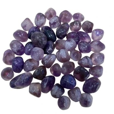 Image of VIE Naturals Tumbled Crystals, 250g Pack, Amethyst