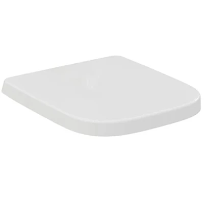 Image of Ideal Standard i.Life A &amp; S Soft Close Compact Toilet seat and Cover, T473701, White