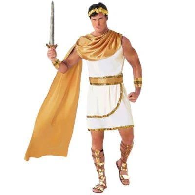 Image of Morph Greek God Costume Men Toga Gladiator Roman Adult Large