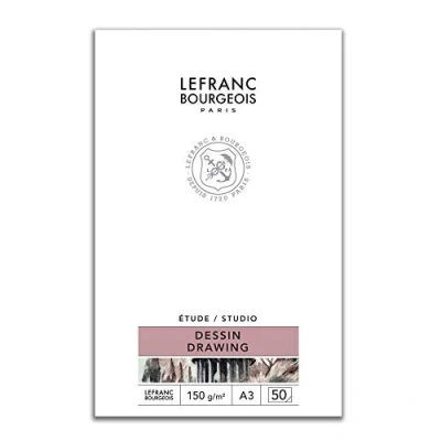 Image of Lefranc Bourgeois Drawing pad, White, A3 50 Blatt im Zeichenblock