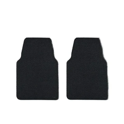Image of Nicoman Universal Hex Dirt Catcher Anti Slip All Season Car Floor Mat(Black, Front Set 2pcs), Large Size