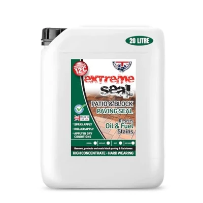 Image of Trade Supplies UK Extreme Seal Patio &amp; Block Paving Sealer High Durability Concenterate Wet Look 20 litre