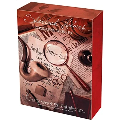 Image of Space Cowboys , Sherlock Holmes Consulting Detective: Jack the Ripper &amp; West End Adventures, Board Game, Ages 14+, 1 8 Players, 60 120 Minutes Playing Time