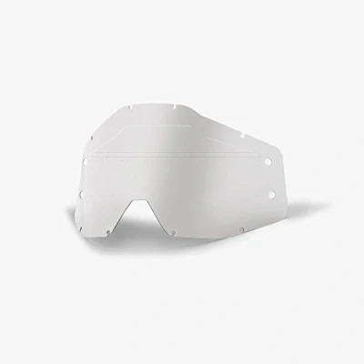 Image of 100% Men Accuri Forecast Lens Sonic Bumps W/Mud Visor Motocross/Cycling Goggles Accessories Clear, One Size