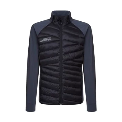Image of Rock Experience REMJ11541 C289 LANCELOT HYBRID MAN Jacket Men&#039;s 0208 CAVIAR+1323 EBONY L