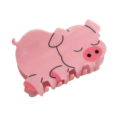 Image of Delicate Dinosaur Hair Clip Claw Stylish Pig Grip Animal Fastener Accessory For Various Occasion