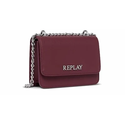 Image of Replay Women&#039;s Fw3001 Handbag, 247 Port Wine, L 25 X H 17 7 D CM