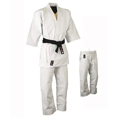 Image of Deluxe Karate White Heavyweight 14oz Uniform NEW (6/190cm)