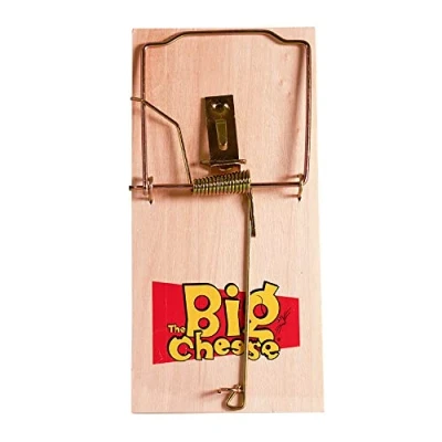 Image of The Big Cheese Wooden Rat Trap Pack Of 2