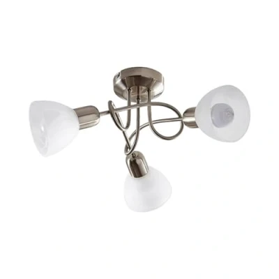 Image of Lindby Paulina ceiling lamp, 3 bulb, round