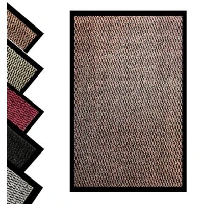 Image of Pagnanno. Dirt Trapper Door Mat Indoor/Outdoor non slip Washable Barrier Mat, Heavy Duty Entrance Rug Shoes Scraper, Super Absorbent Front Doormat Carpet (Dark Brown, 60x180cm (Pack of 1))