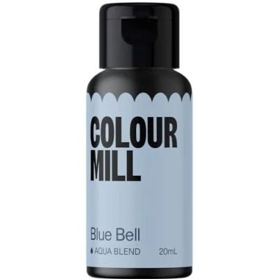 Image of Colour Mill Aqua Blend Food Colouring Liquid Blue Bell Edible Paint for Royal Icing, Macarons, Meringue, Fondant, Jellies, Beverages and More 20 ml