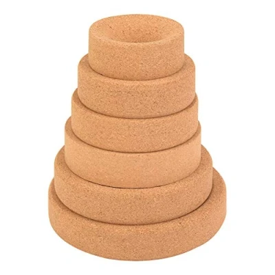 Image of Multiple Laboratory Synthetic Cork Stand Mat Ring Holder for Round Bottom Flask 80/100/110/120/140/160mm(160mm)