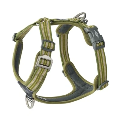 Image of Dog Copenhagen Comfort Walk Air 3.0 Harness Adjustable, Reflective Stain and Water Repellent, Hunting Green, XS