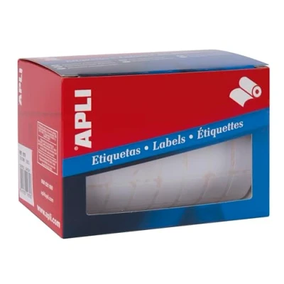 Image of APLI 1679 Roll White Permanent Labels 12 x 18 mm