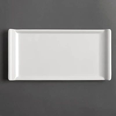 Image of Olympia Kristallon Melamine Platter White 300x150x25mm