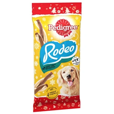 Image of Pedigree Rodeo Dog Treats With Turkey, 12 X 7 Sticks, 1.48 Kg