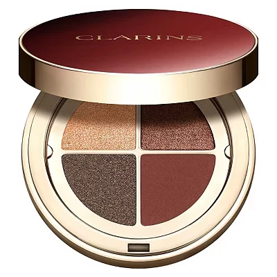 Image of Clarins Ombre 4 Colour Eyeshadow Palette 10 Smoked Plum Gradation 4.2g