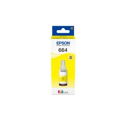 Image of Epson EcoTank 664 Yellow Genuine Ink Bottle