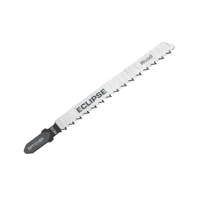 Image of Eclipse Professional Tools EPT101BR Pack of 5 10TPI Reverse Tooth Fine Cut Jigsaw Blades for Wood &amp; Laminate