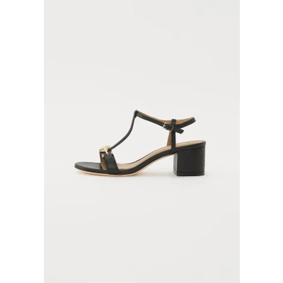 Image of BOSS Emberlyn Sandals, Women&#039;s, Size: 3, Black Leather