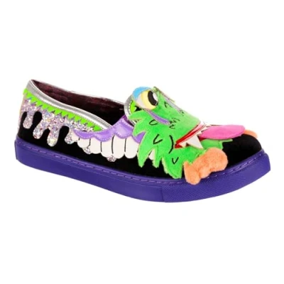 Image of Irregular Choice Slime Time Shoes, Black Multi, EUR 40 (UK 6.5)