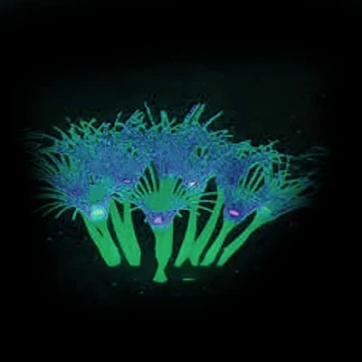 Image of Rianpesn Artificial Silicone Coral Aquarium Landscape Decorations,Aquarium Fish Tank Ornament Plant Decorations Accessories