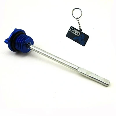 Image of STONEDER CNC Blue Dip Stick Engine Oil Dipstick For Pit Dirt Bike Motorcycle 50cc 90cc 110cc 125cc 140cc 150cc 160cc
