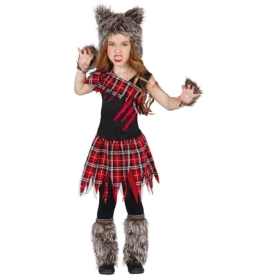 Image of Guirca 83048 Children&#039;s Scottish Wolf Costume Size 3 4 Years