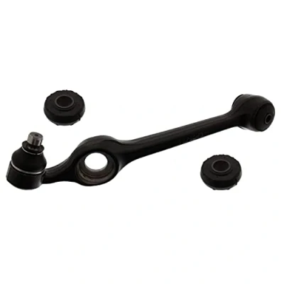 Image of 81AB3A053AC Suspension Arm FEBI BILSTEIN 09157 with bearings ball joint Lower Front Axle, Left Control Cast Steel FORD: ESCORT 3