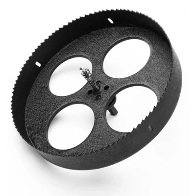 Image of HSAWBIT HSS Bi Metal 260mm Hole Saw, M42 Fast Cut Cutter 45mm Cutting Depth with SDS Plus Shank, For Stainless Mild Sheet Wood Plastic Various Materials