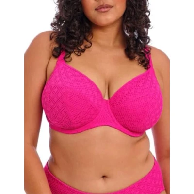 Image of Elomi Women&#039;s Bazaruto Underwire Plunge Bikini Top, Clematis, 40DD